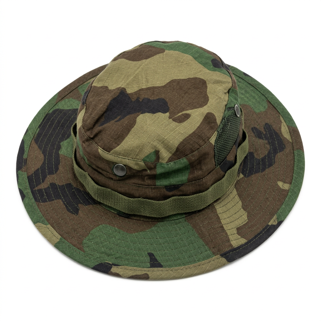 BOONIE HAT CAMO VERT AUTHENTIQUE USGI