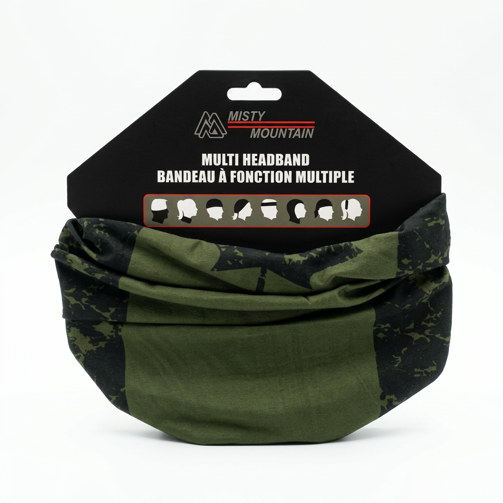 BANDEAU MULTI FONCTION MISTY MOUNTAIN