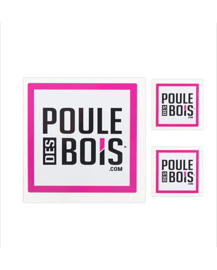 ENSEMBLE AUTOCOLLANTS POULE DES BOIS