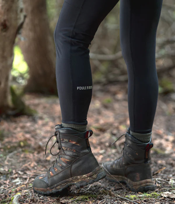 LEGGING POUR FEMME NOIR POULE DES BOIS