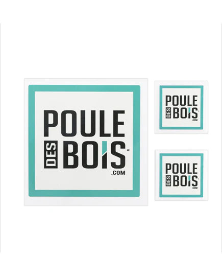 ENSEMBLE AUTOCOLLANTS POULE DES BOIS