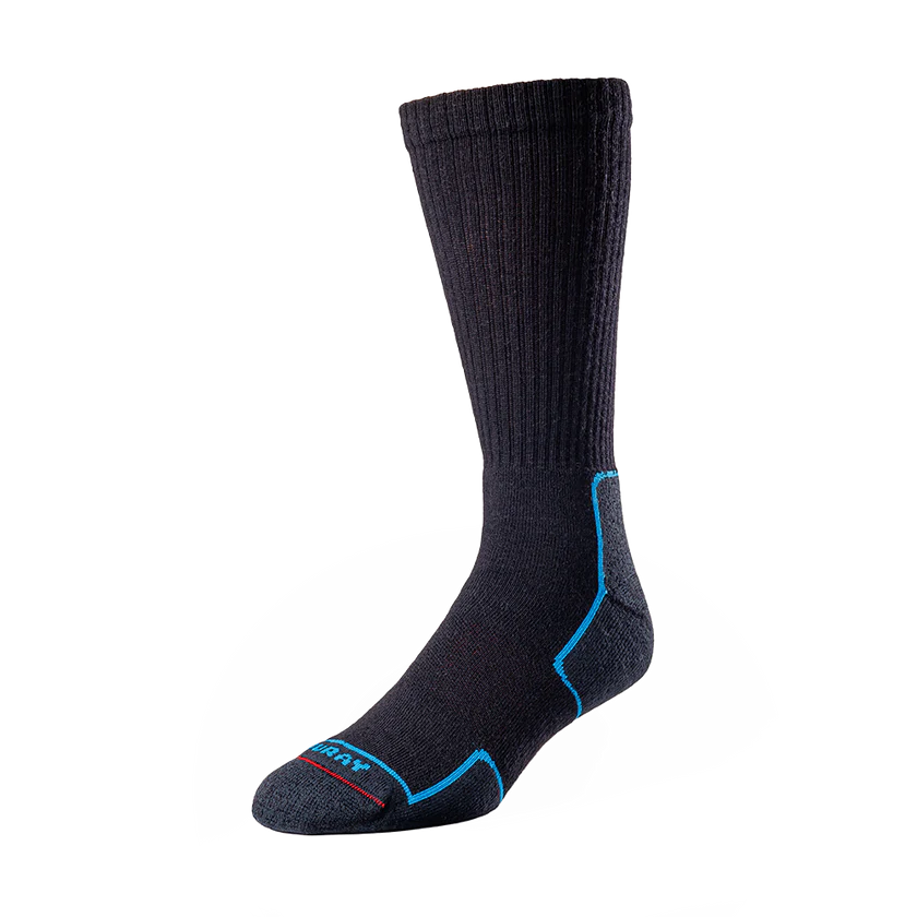 BAS DE RANDONNÉE MÉRINOS TRAIL VERT ET ROUGE