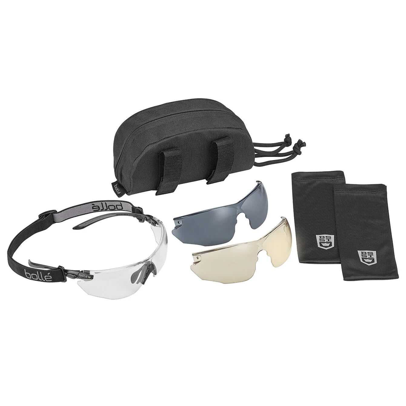 LUNETTES BALISTIQUE DE COMBAT INTERCHANGEABLES BOLLE TACTICAL