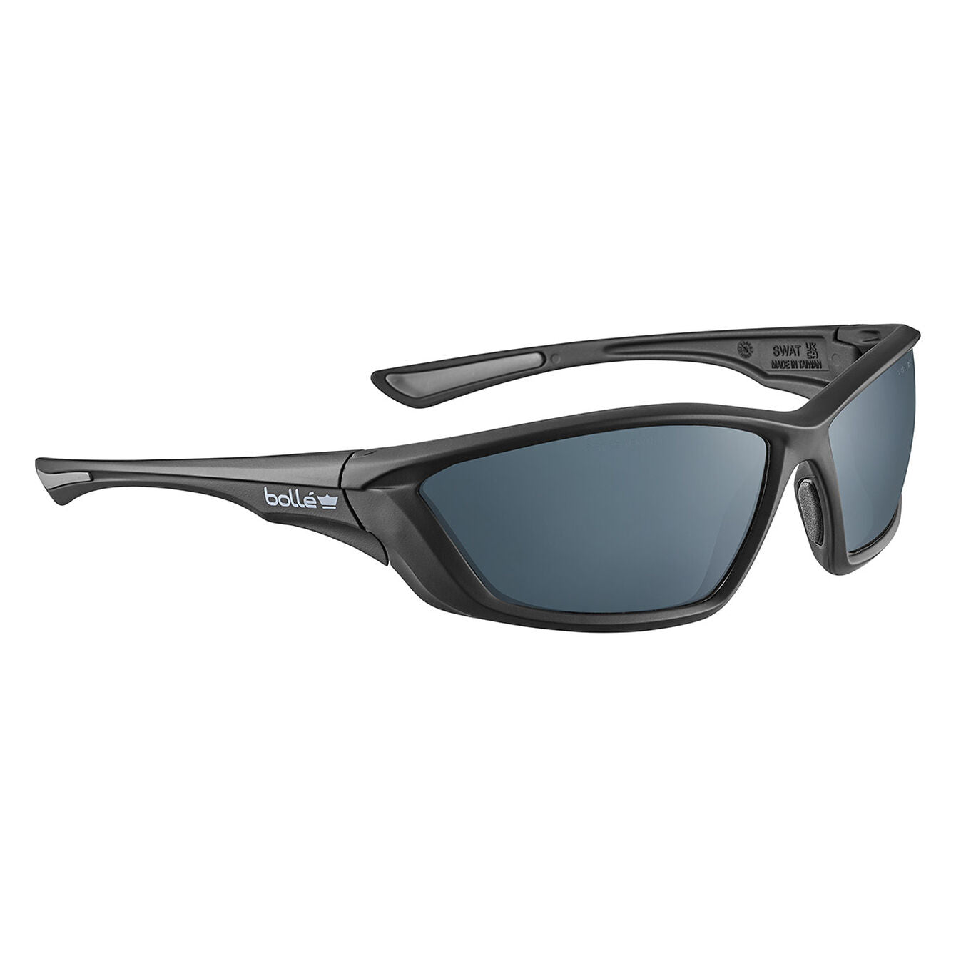 LUNETTES BALISTIQUES FUMÉE ANTI-ÉGRATIGNURES ET ANTI-BUÉE BOLLÉ SWAT
