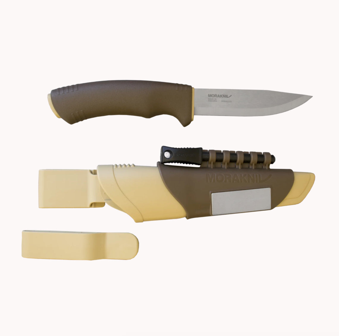 BUSHCRAFT AND SURVIVAL KNIFE MORAKNIV DESERT