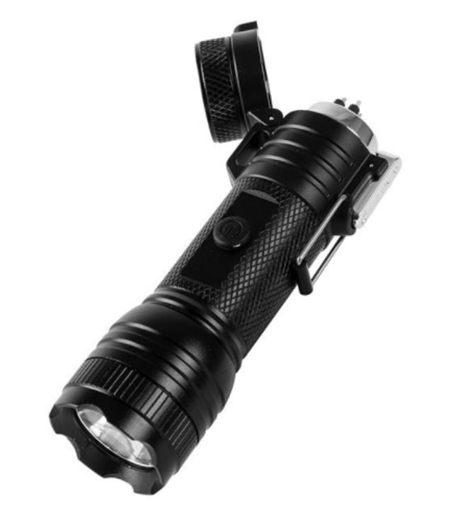 BRIQUET ÉLECTRIQUE RECHARGEABLE AVEC LAMPE DE POCHE LED UCO