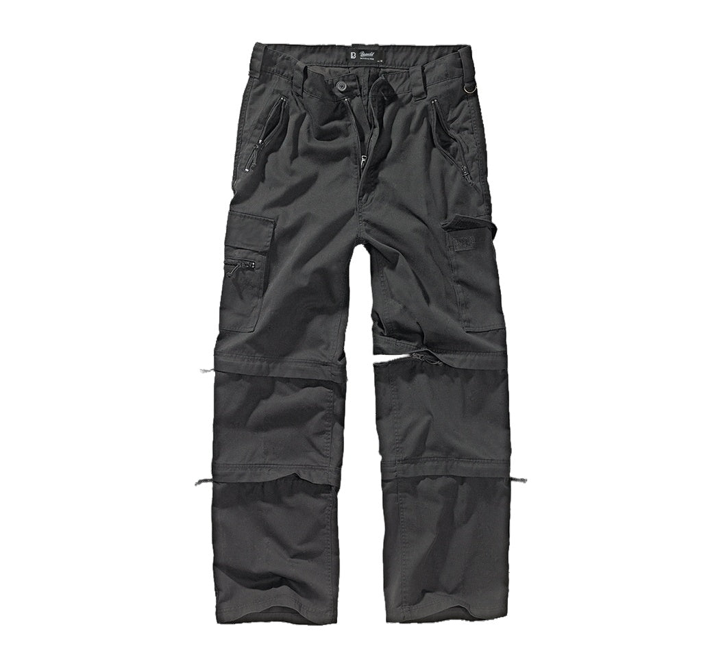 PANTALON CONVERTIBLE BRANDIT - NOIR / SMALL - VÊTEMENTS - PANTALONS MILITAIRES ET COMBATS