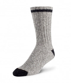 BAS CAMPING GRIS ET NOIR - VÊTEMENTS - BAS