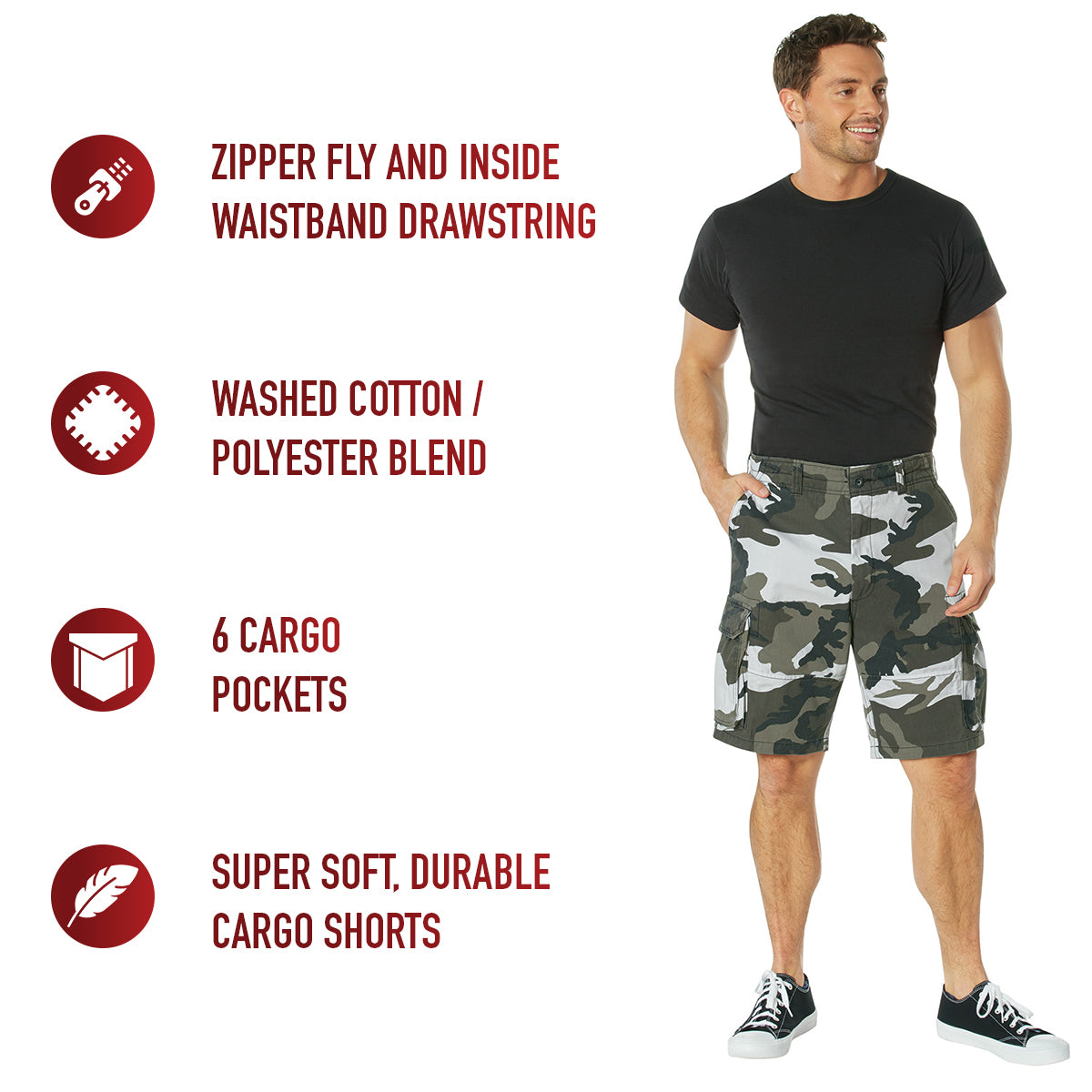 BERMUDAS CAMO STYLE VINTAGE - VÊTEMENTS - PANTALONS COURTS