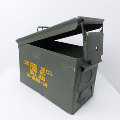 BOÎTE DE MUNITIONS EN MÉTAL CALIBRE.50 (VIDE) - SACS ET RANGEMENT - CAISSES ET BOÎTES DE MUNITIONS