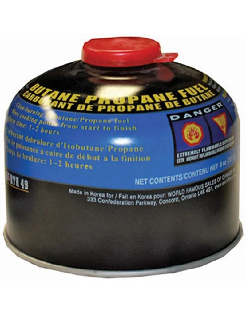 BONBONNES DE BUTANE POUR RÉCHAUD DE CAMPING