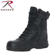 BOTTES TACTIQUES 8’’ FERMETURE ÉCLAIRE LATÉRALE - BOTTES ET CHAUSSURES - BOTTES MILITAIRES ET TACTIQUES