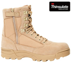 BOTTES TACTIQUES À FERMETURE ECLAIRE BRANDIT - BEIGE / 10 - BOTTES ET CHAUSSURES - BOTTES MILITAIRES ET TACTIQUES