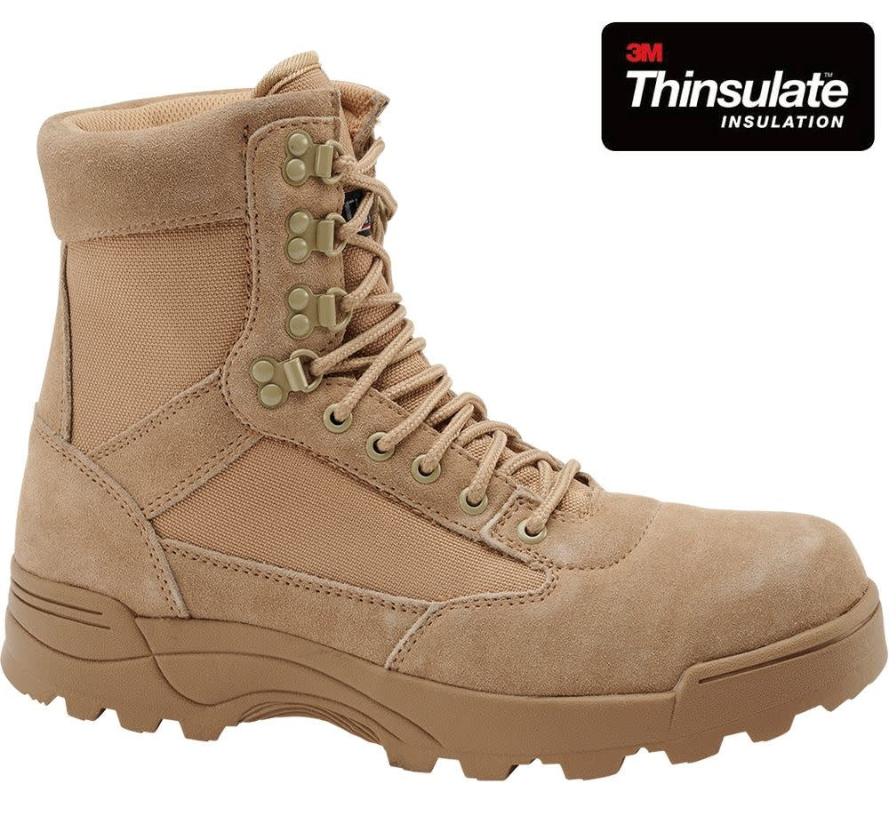 BOTTES TACTIQUES BRANDIT - BEIGE / 10 - BOTTES ET CHAUSSURES - BOTTES MILITAIRES ET TACTIQUES