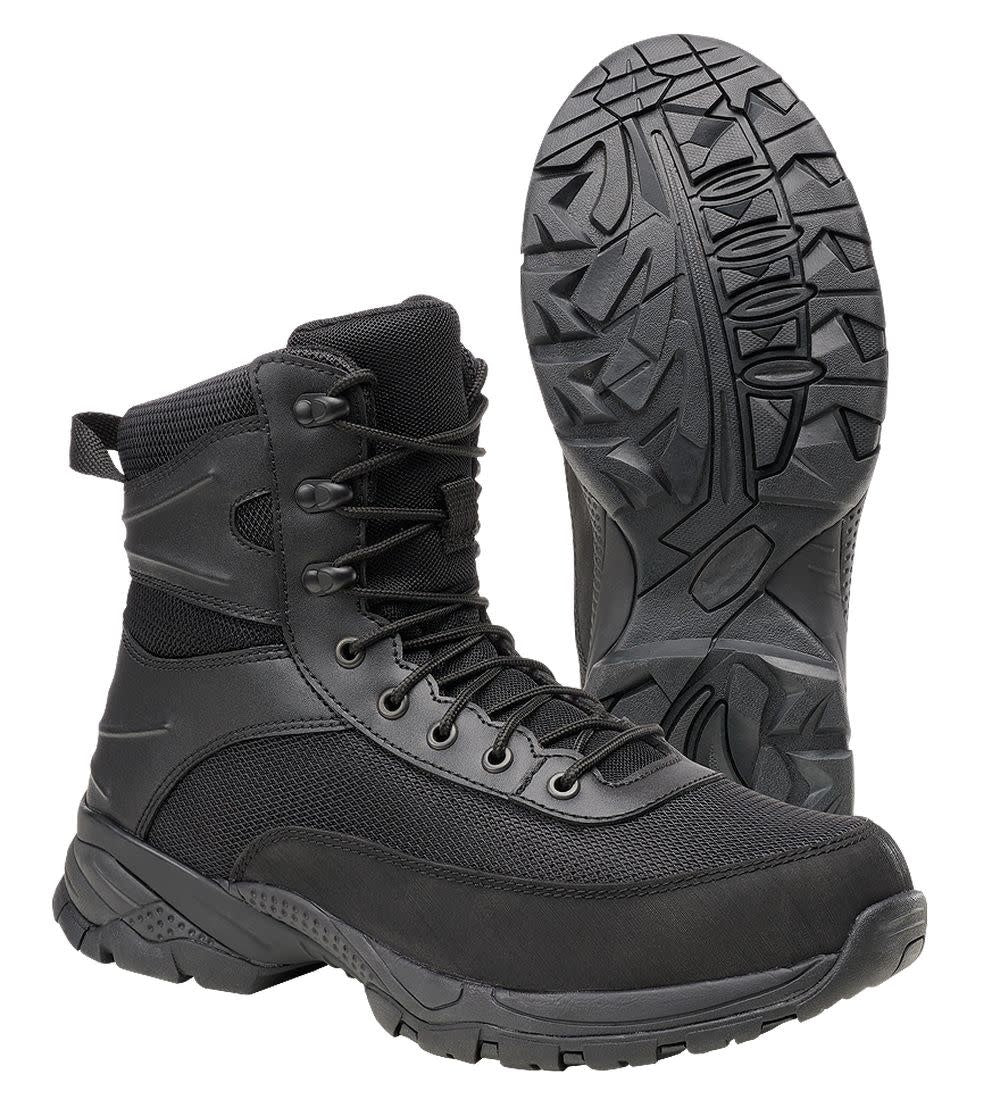 BOTTES TACTIQUES NOUVELLE GÉNÉRATION BRANDIT - NOIR / 10 - BOTTES ET CHAUSSURES - BOTTES MILITAIRES ET TACTIQUES