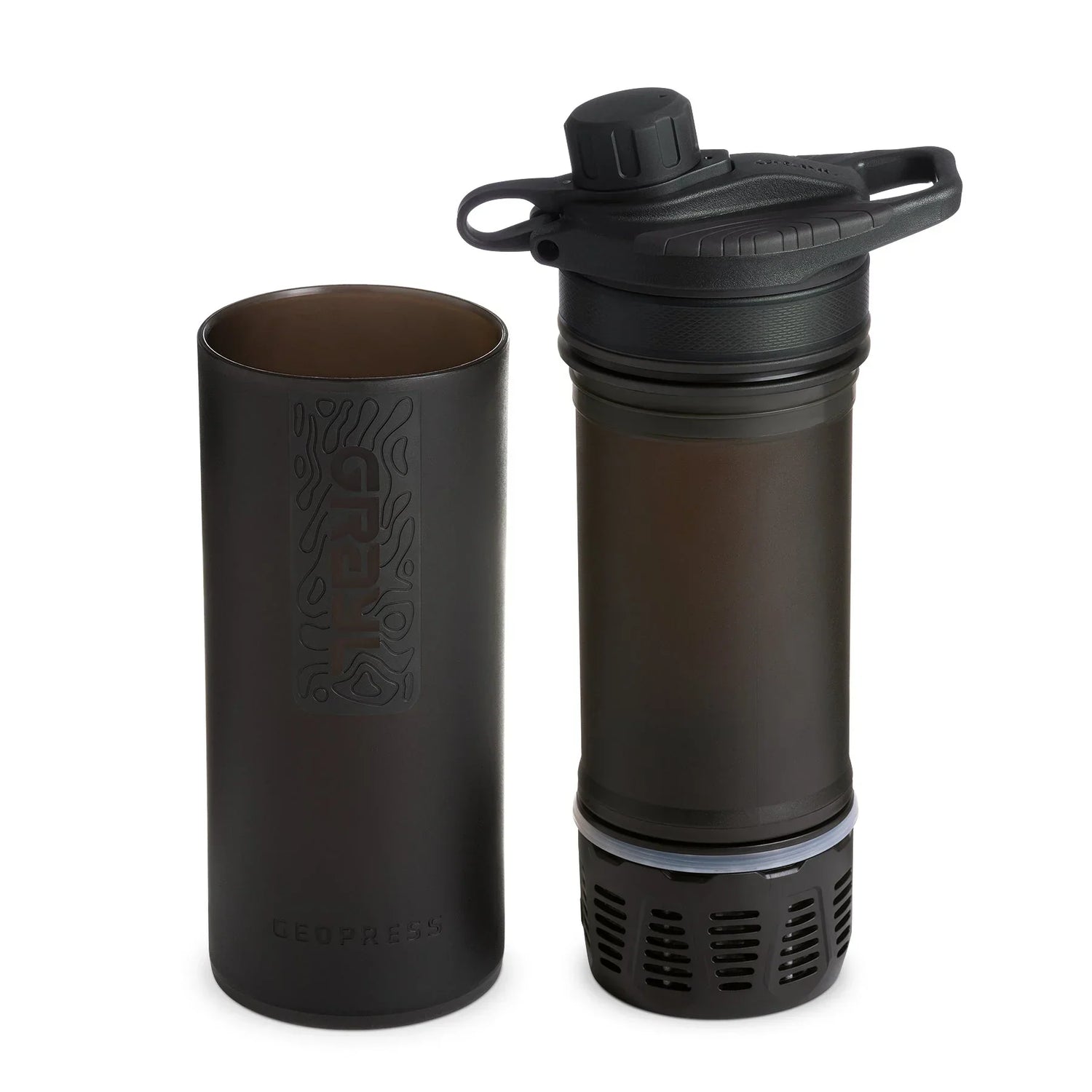 BOUTEILLE DE PURIFICATION D’EAU GRAYL GEOPRESS 710 ML - PLEIN AIR CAMPING ET SURVIE - PURIFICATION