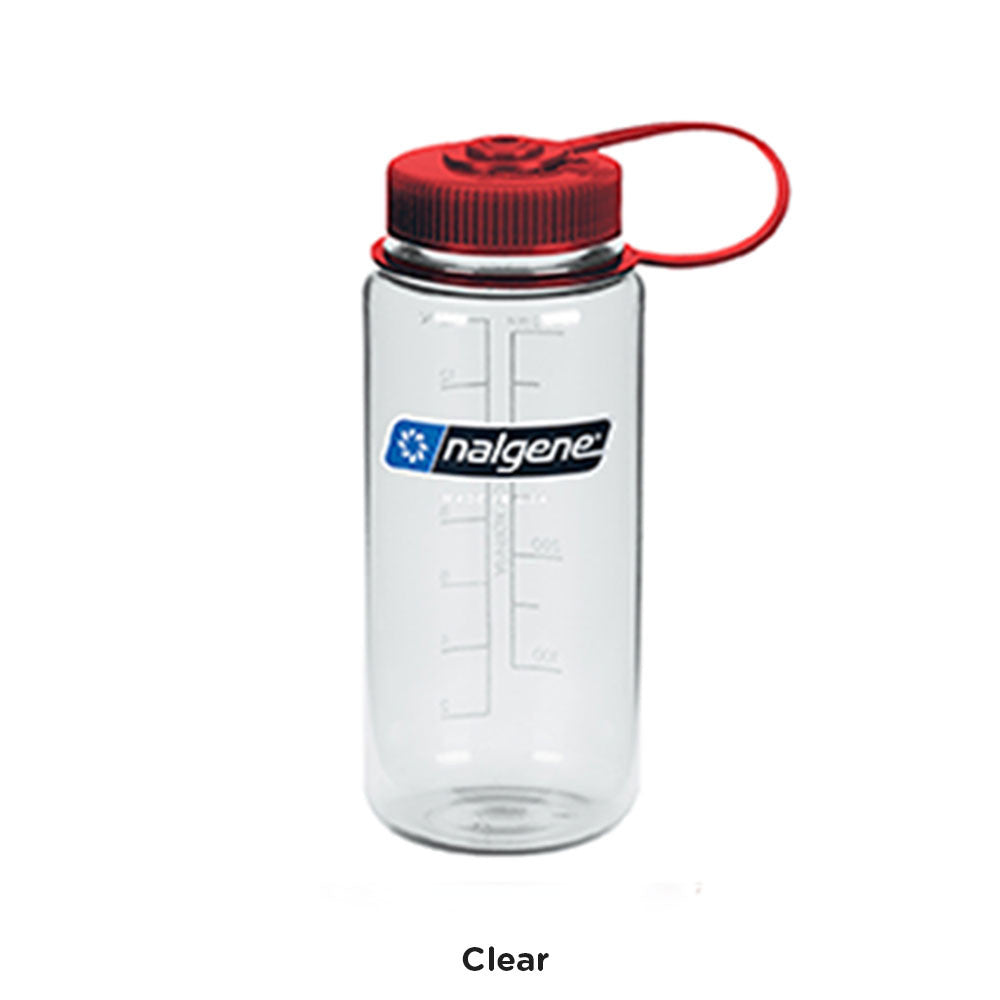 BOUTEILLE NALGENE SUSTAIN 16OZ À GRAND GOULOT - TRANSPARENT - PLEIN AIR CAMPING ET SURVIE - GOURDES