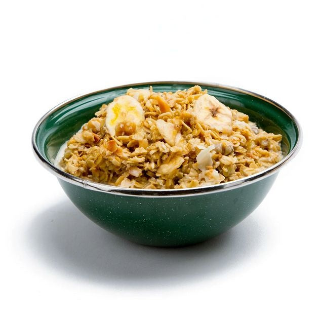 GRANOLA AVEC BANANES ET LAIT - 1 PORTION - BACKPACKERS PANTRY
