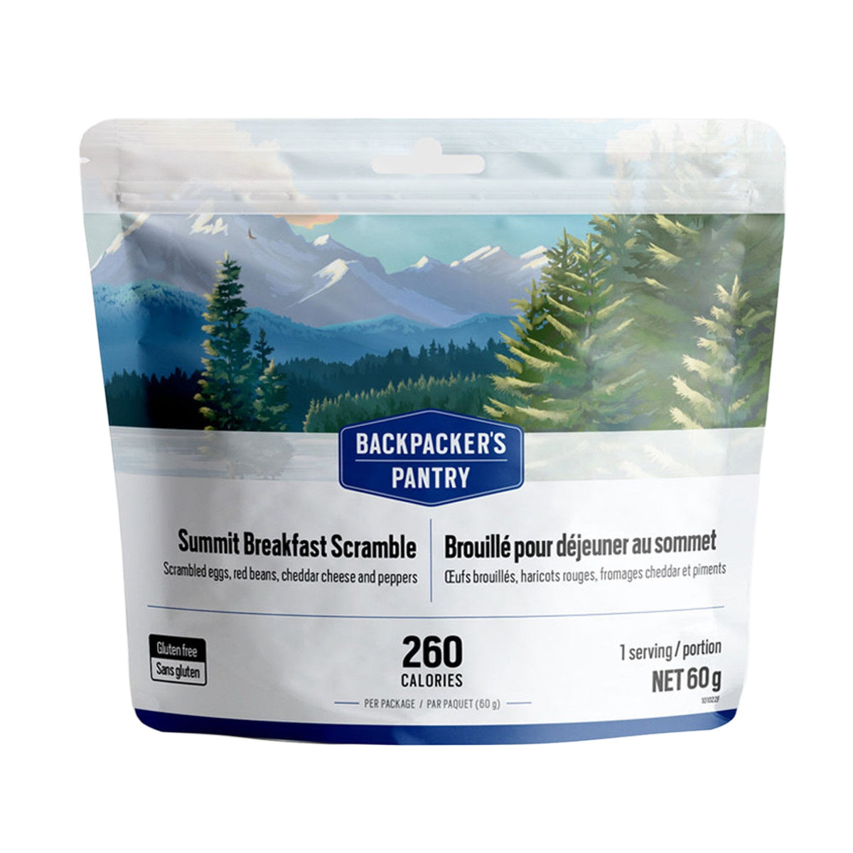OEUF BROUILLÉ DÉJEUNER - 1 PORTION - BACKPACKERS PANTRY - PLEIN AIR CAMPING ET SURVIE - NOURRITURE