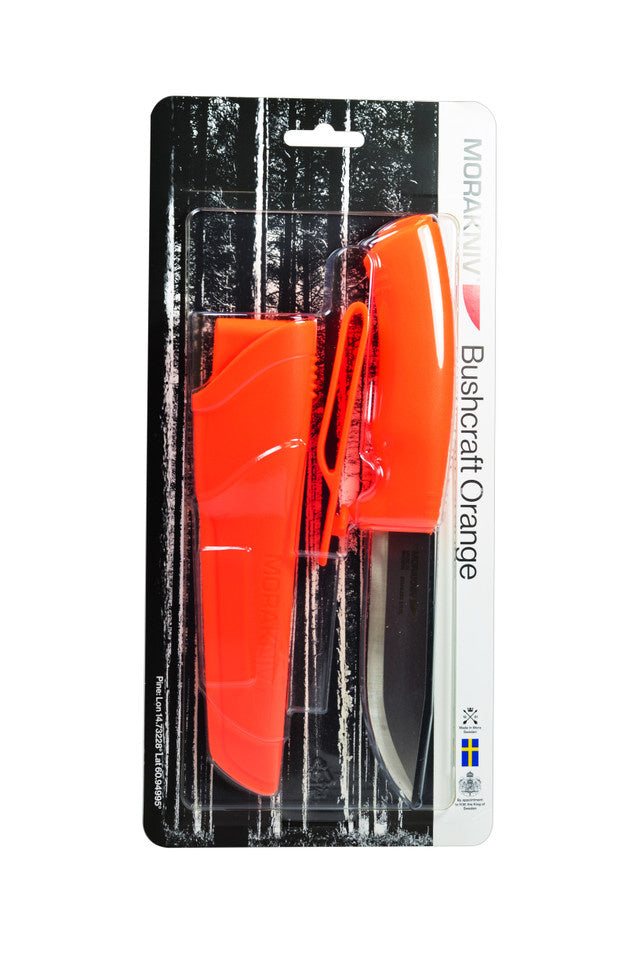 COUTEAU DE BUSHCRAFT ET SURVIE MORAKNIV ORANGE