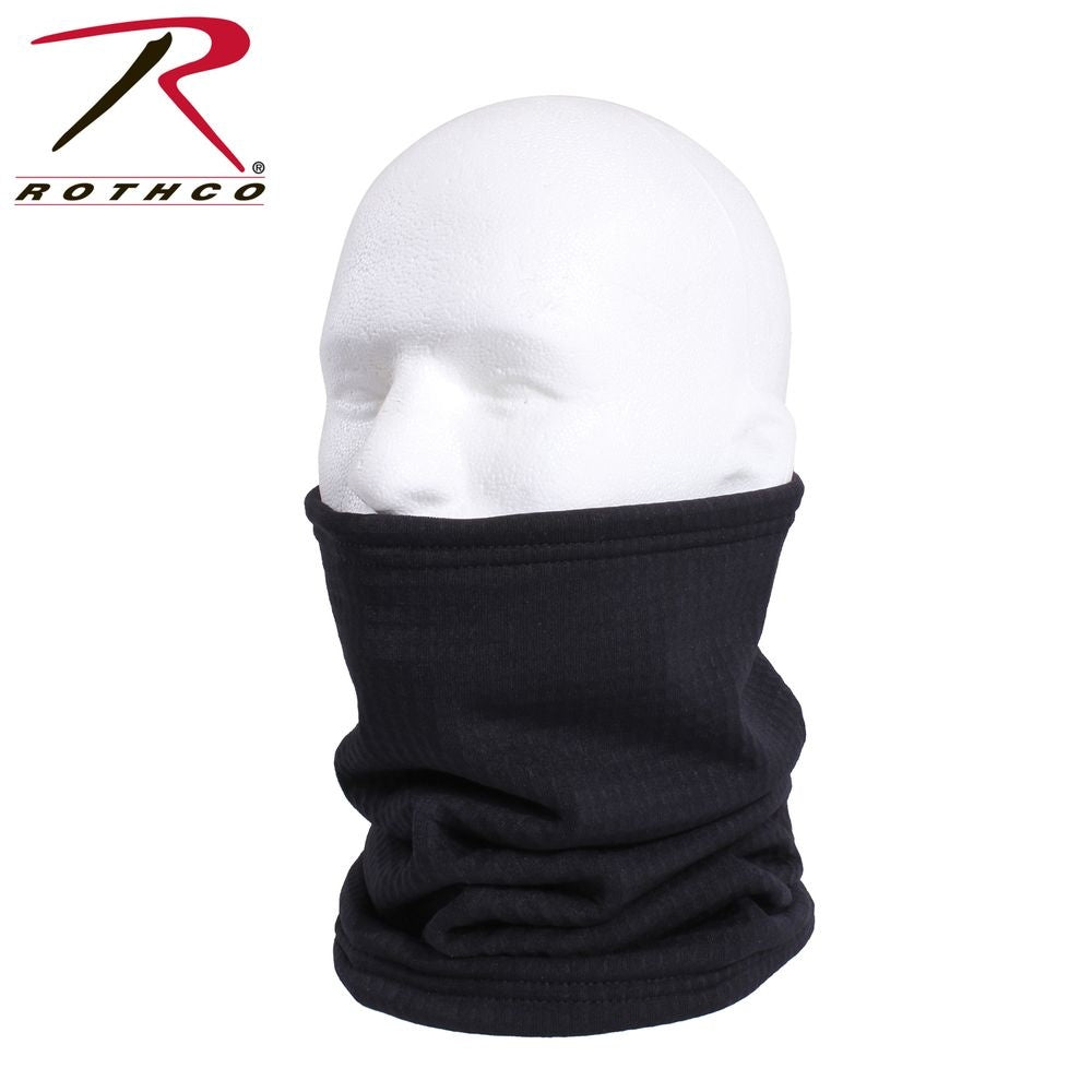 CACHE-COU EN POLAR QUADRILLÉ GEN III NIVEAU 2 - NOIR - VÊTEMENTS - CAGOULES ET BALACLAVA