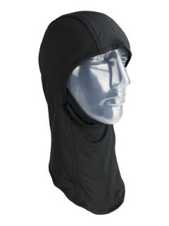 Cagoule Seirus Dynamax Hinged Headliner avec partie faciale abaissée et visage dégagé