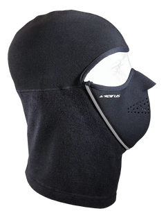 Cagoule Seirus MagneMask Combo TNT noire avec masque facial en place