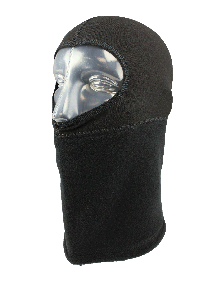 Cagoule Seirus Thick N Thin Headliner, vue latérale du cache-cou en polaire