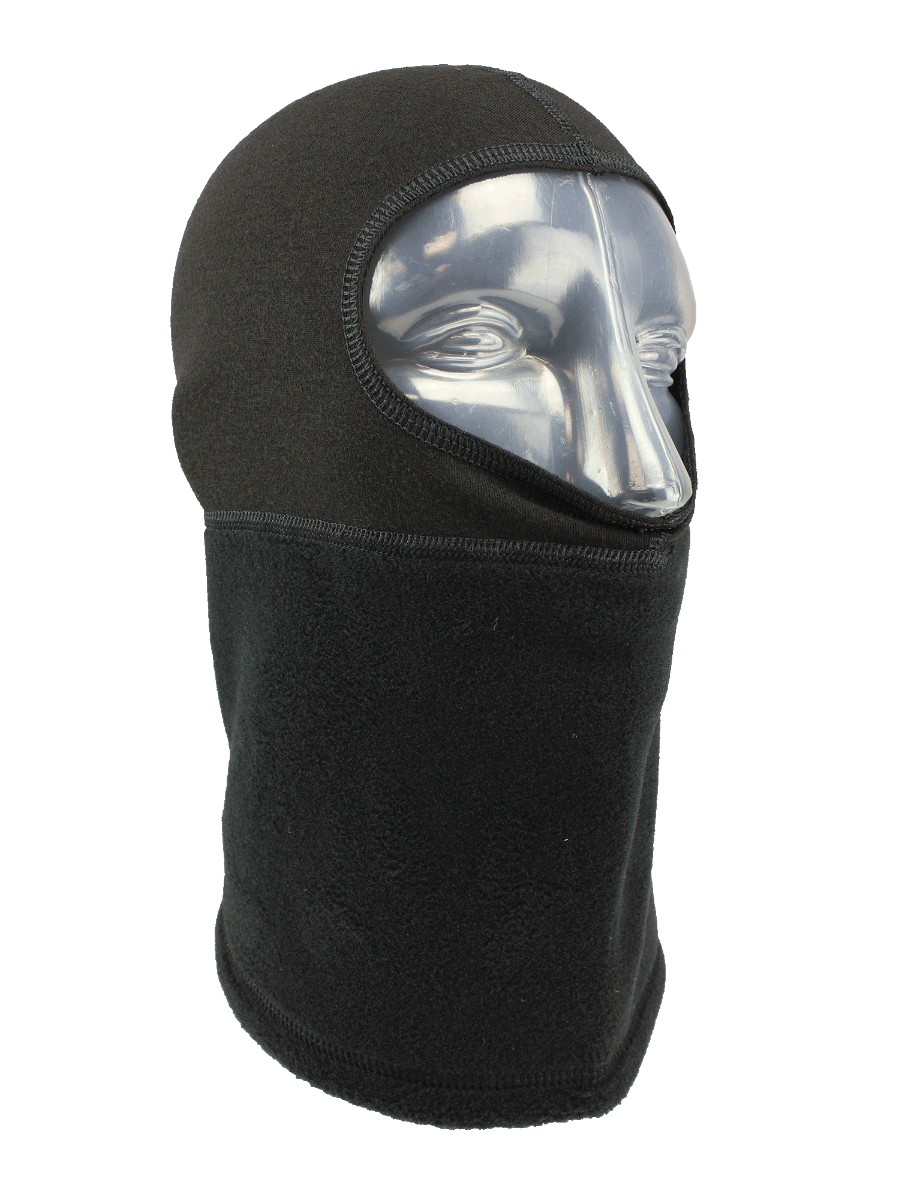 Cagoule noire Thick N Thin Headliner portée de trois quarts