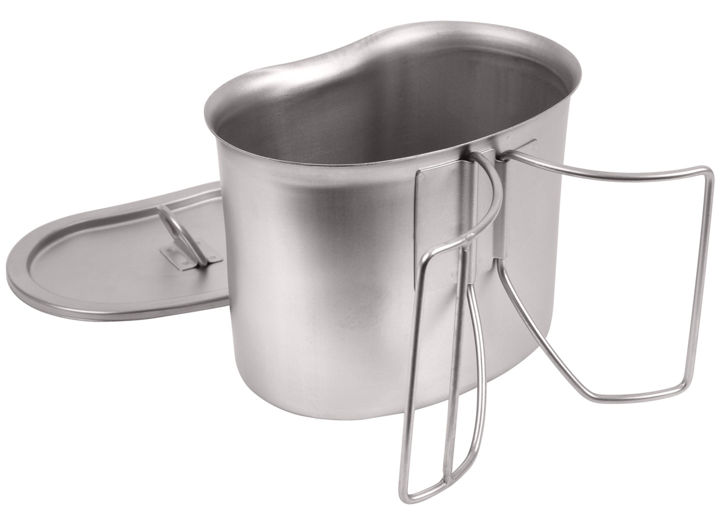 CANTINE EN ACIER INOXYDABLE AVEC COUVERCLE ROTHCO - PLEIN AIR CAMPING ET SURVIE - MATÉRIEL DE CUISINE