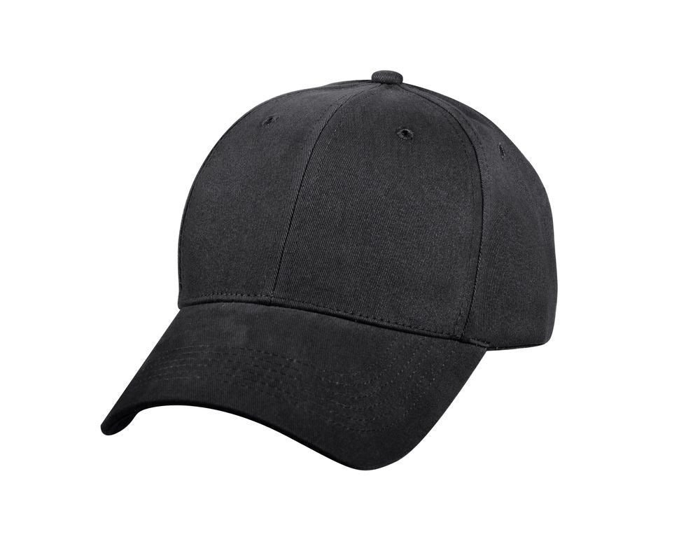 CASQUETTE PROFIL BAS EN COTON TISSÉ SERRÉ - NOIR - VÊTEMENTS - CASQUETTES