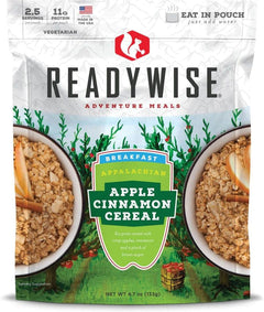 CÉRÉALES POMMES ET CANNELLE READYWISE - PLEIN AIR CAMPING ET SURVIE - NOURRITURE