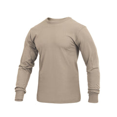CHANDAIL À MANCHES LONGUES ANTI-HUMIDITÉ ROTHCO - SABLE / SMALL - VÊTEMENTS - MANCHES LONGUES