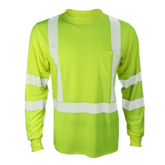 CHANDAIL HAUTE VISIBILITÉ MANCHES LONGUES MODÈLE STX2LS - VÊTEMENTS - CHANDAILS DE TRAVAIL