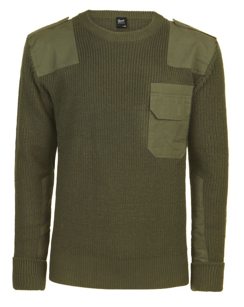 CHANDAIL STYLE COMMANDO BRANDIT - KAKI / SMALL - VÊTEMENTS - MANCHES LONGUES