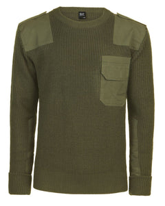 CHANDAIL STYLE COMMANDO BRANDIT - KAKI / SMALL - VÊTEMENTS - MANCHES LONGUES