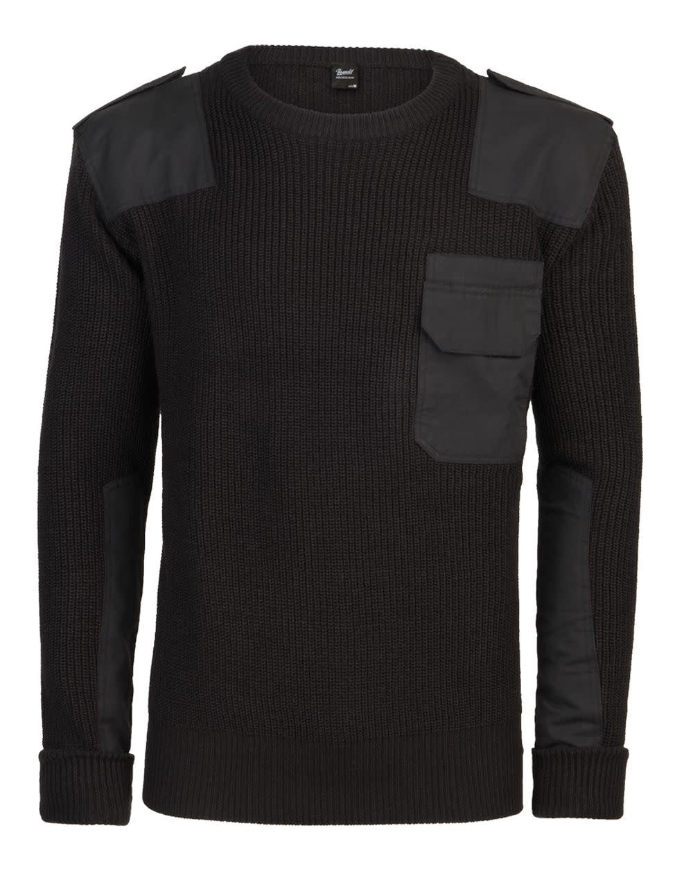 CHANDAIL STYLE COMMANDO BRANDIT - NOIR / SMALL - VÊTEMENTS - MANCHES LONGUES
