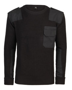 CHANDAIL STYLE COMMANDO BRANDIT - NOIR / SMALL - VÊTEMENTS - MANCHES LONGUES