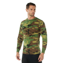 CHANDAILS CAMO DE COULEURS À MANCHES LONGUES - CAMO VERT / SMALL - VÊTEMENTS - MANCHES LONGUES