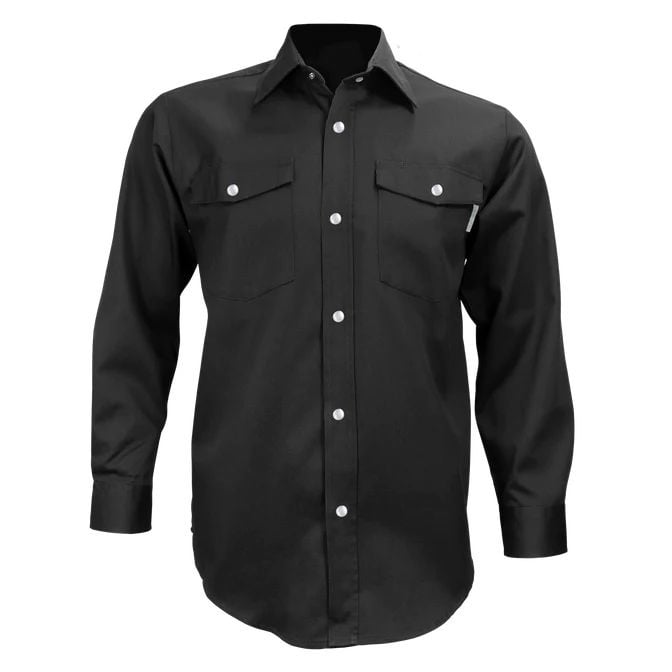 CHEMISE À MANCHES LONGUES À BOUTONS PRESSIONS MODÈLE 625S - VÊTEMENTS - CHEMISES DE TRAVAIL