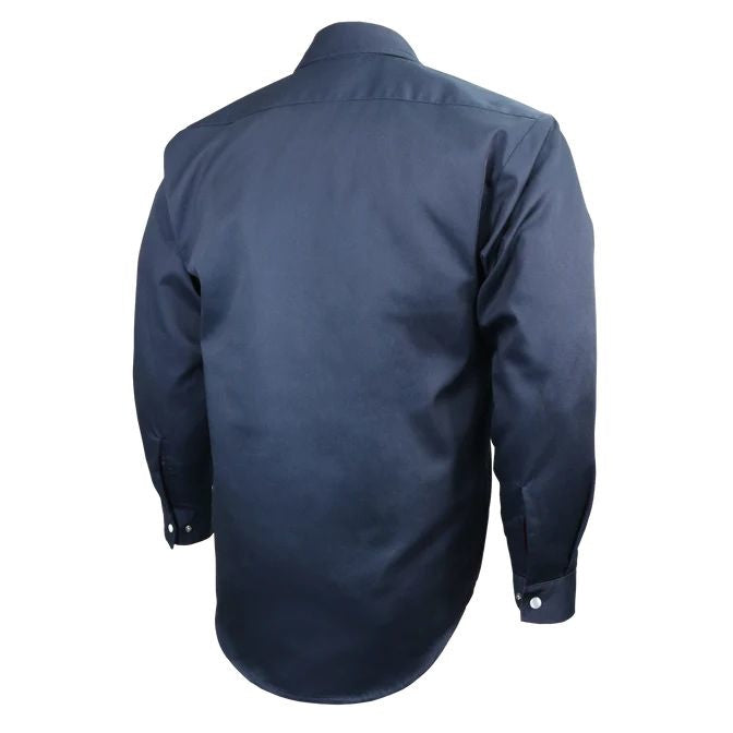 CHEMISE À MANCHES LONGUES À BOUTONS PRESSIONS MODÈLE 625S - VÊTEMENTS - CHEMISES DE TRAVAIL