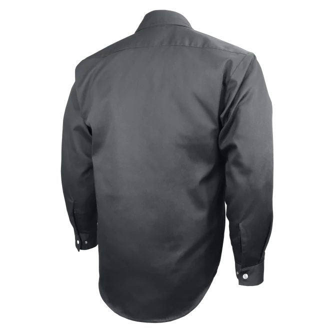 CHEMISE À MANCHES LONGUES À BOUTONS PRESSIONS MODÈLE 625S - VÊTEMENTS - CHEMISES DE TRAVAIL