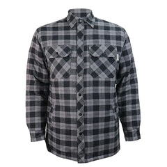 CHEMISE DE FLANELLE DOUBLÉE 626D - GRIS-NOIR / SMALL - VÊTEMENTS - CHEMISES DE TRAVAIL