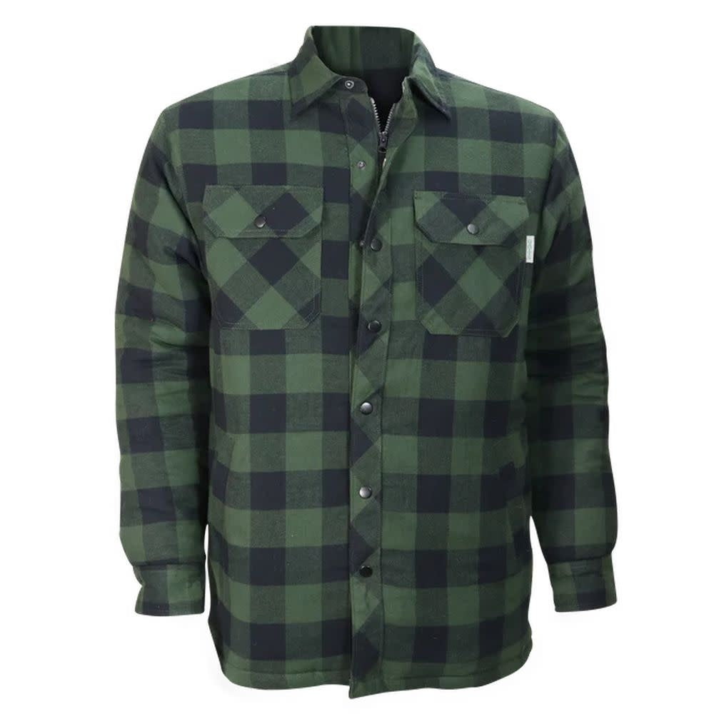 CHEMISE DE FLANELLE DOUBLÉE 626D - VERT FORÊT / SMALL - VÊTEMENTS - CHEMISES DE TRAVAIL