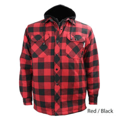 CHEMISE DE FLANELLE DOUBLÉE AVEC CAPUCHON 626DCF - VÊTEMENTS - CHEMISES DE TRAVAIL