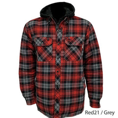 CHEMISE DE FLANELLE DOUBLÉE AVEC CAPUCHON 626DCF - VÊTEMENTS - CHEMISES DE TRAVAIL