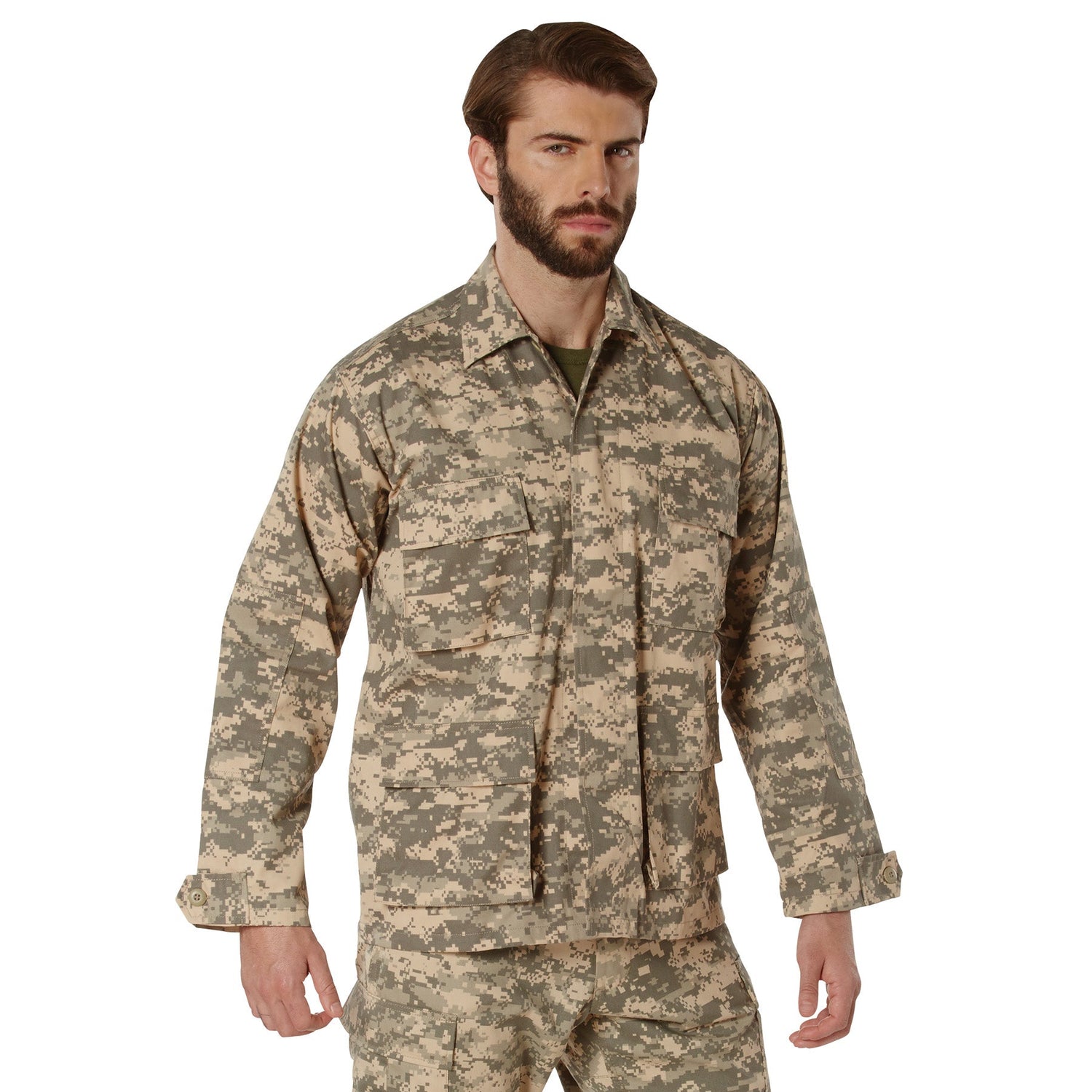 CHEMISE MILITAIRE DIGITALE ACU AMÉRICAINE - SMALL - VÊTEMENTS - CHEMISES