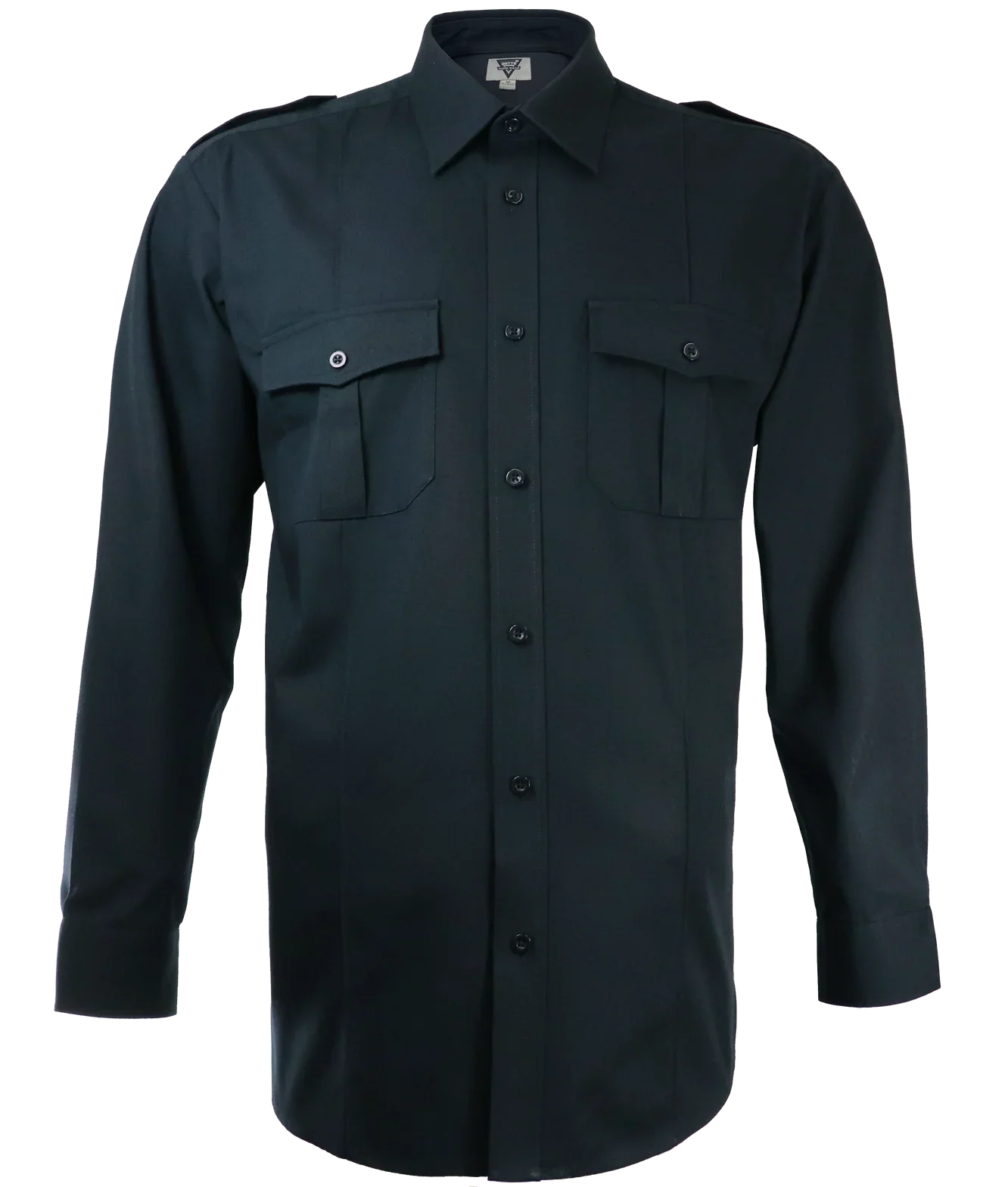CHEMISE MILITAIRE US À MANCHES LONGUES 628US - BLEU-NOIR / SMALL - VÊTEMENTS - CHEMISES DE TRAVAIL