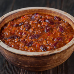 CHILI ET HARICOTS DE PIONNIERS - 1 PORTION - BACKPACKERS PANTRY - PLEIN AIR CAMPING ET SURVIE - NOURRITURE