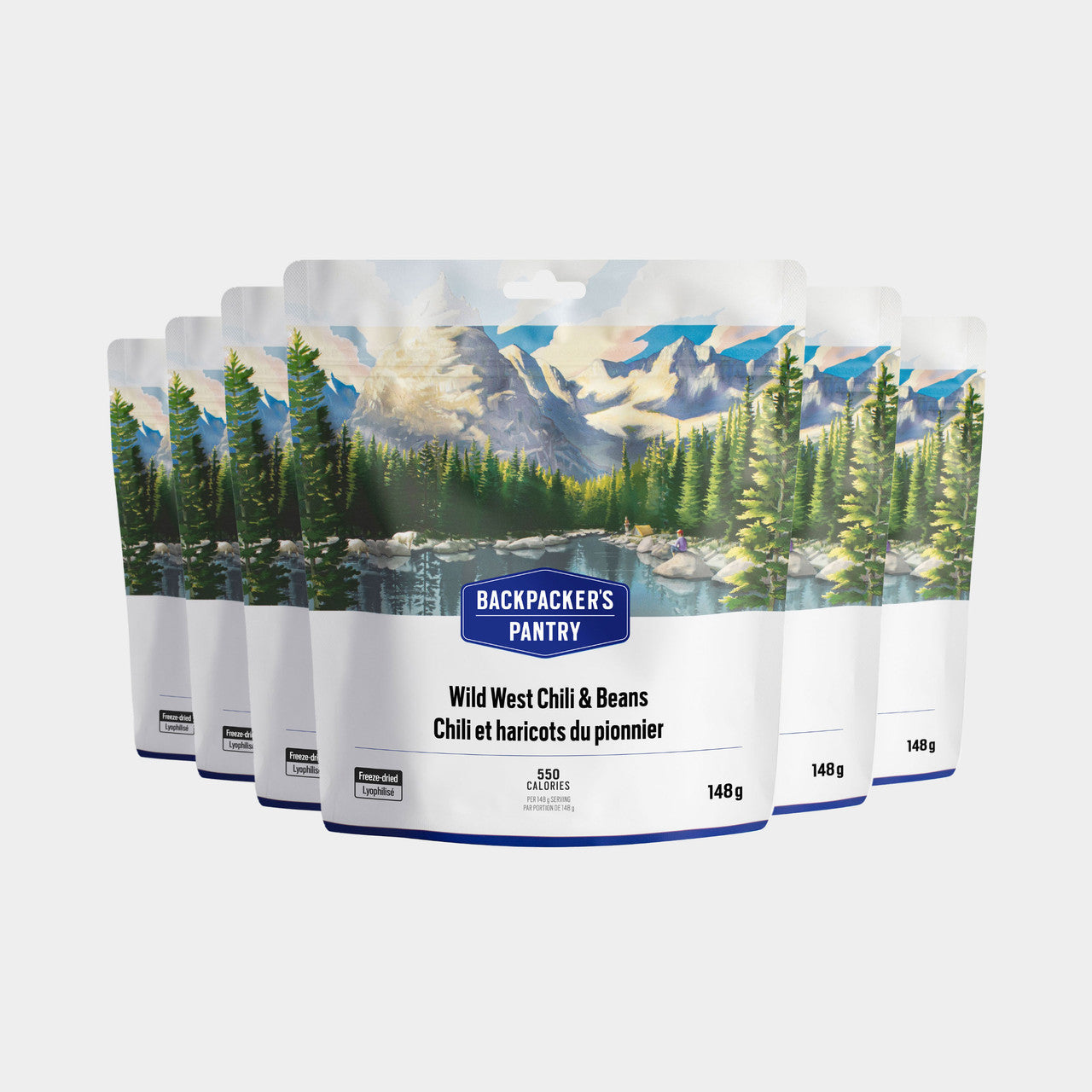 CHILI ET HARICOTS DE PIONNIERS - 1 PORTION - BACKPACKERS PANTRY - PLEIN AIR CAMPING ET SURVIE - NOURRITURE